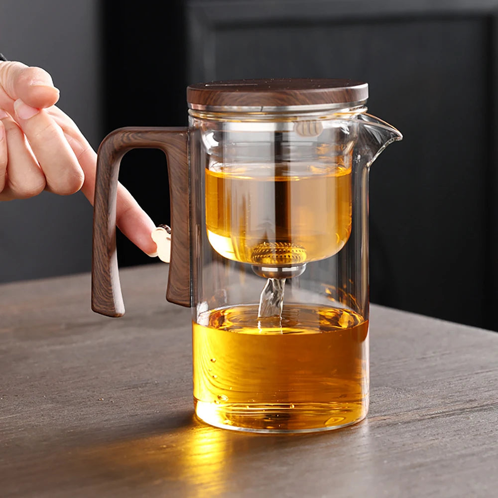 Enchanted One-Click Glass Teapot