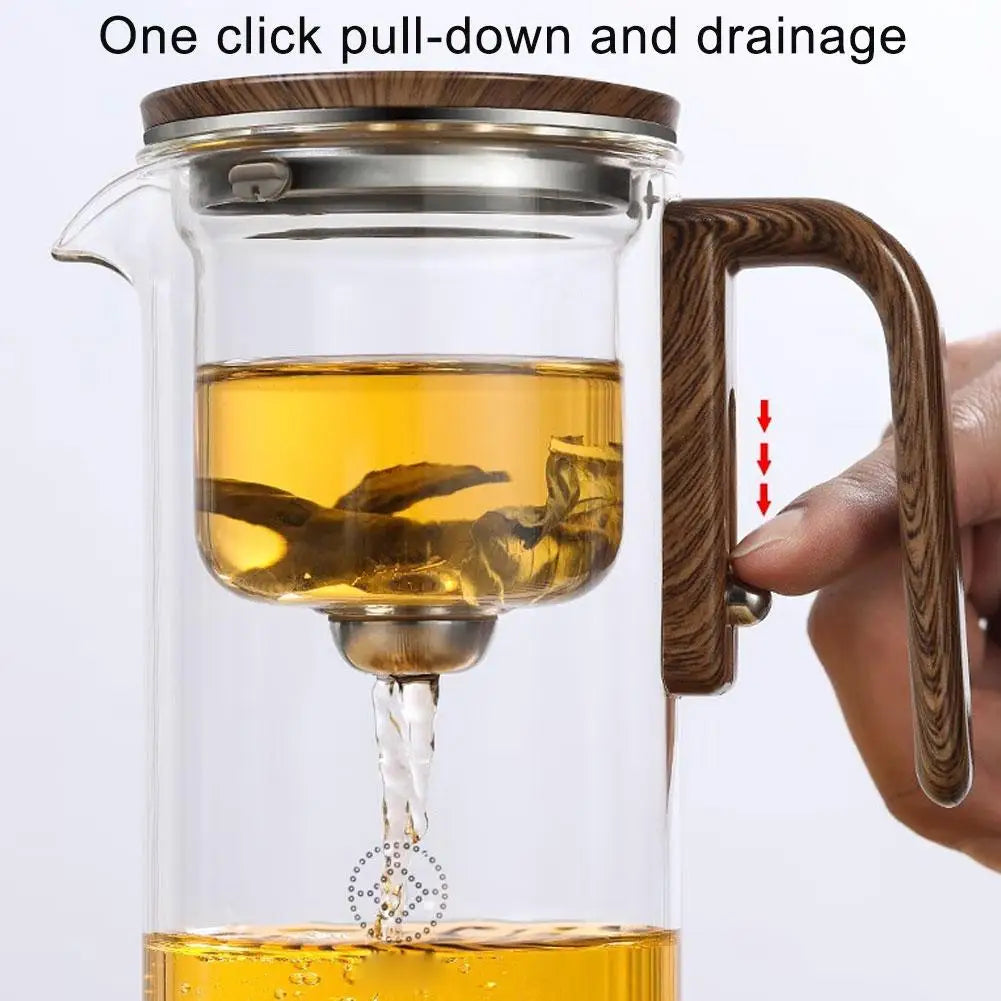Enchanted One-Click Glass Teapot