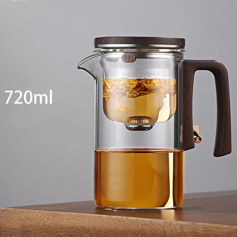 Enchanted One-Click Glass Teapot