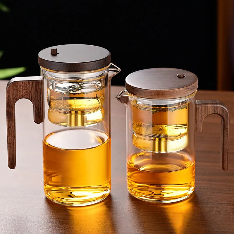 Enchanted One-Click Glass Teapot