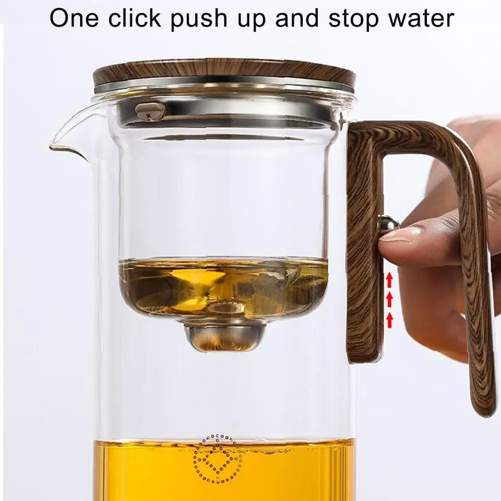 Enchanted One-Click Glass Teapot