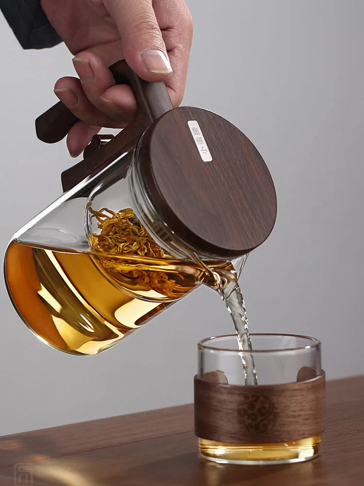 Enchanted One-Click Glass Teapot