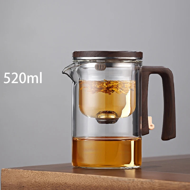 Enchanted One-Click Glass Teapot