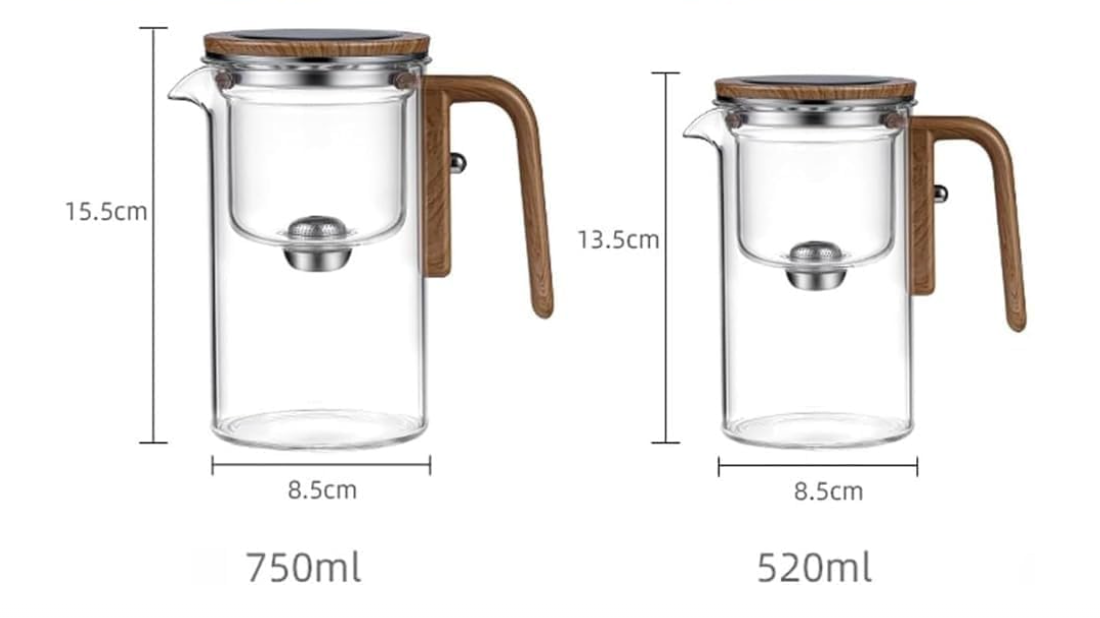 Enchanted One-Click Glass Teapot